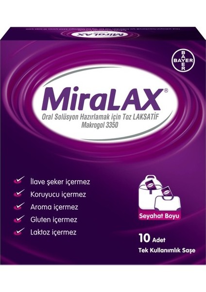 Miralax 10 Saşe 2 Adet modelleri