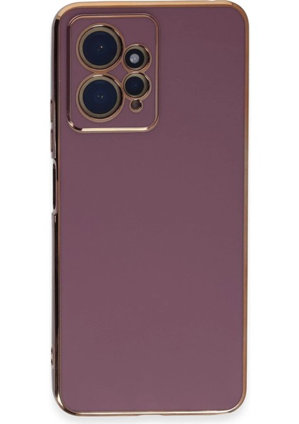 Xiaomi Redmi Note 12 4g Kılıf Volet Silikon - Mor - PZRCR2814-6334