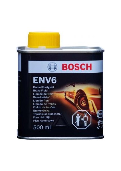 Env6 Fren Hidroliği 500ML– Dot 3/4/5.1 Uyumlu | Yüksek Performans Hidrolik Yağ