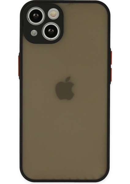 iPhone 15 Kılıf Montreal Silikon Kapak - Siyah - PZRCR9212-9008