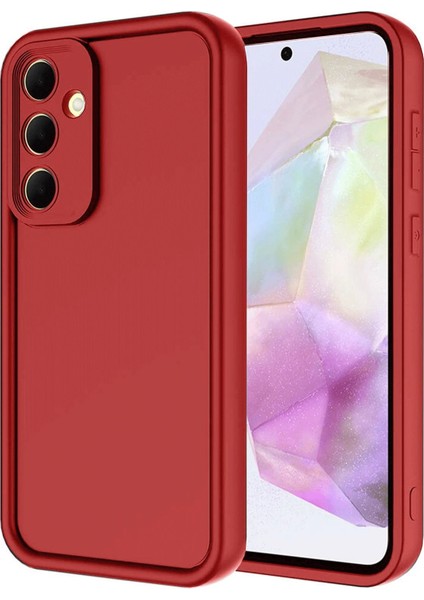 Samsung Galaxy A56 Kılıf Viera Silikon - Kırmızı - PZRCR5071-4147