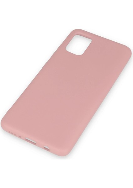 Samsung Galaxy A51 Kılıf Nano Içi Kadife Silikon - Pudra - PZRCR2314-7272 modelleri