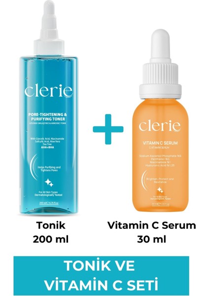 Aydınlatıcı Tonik ve Serum Seti