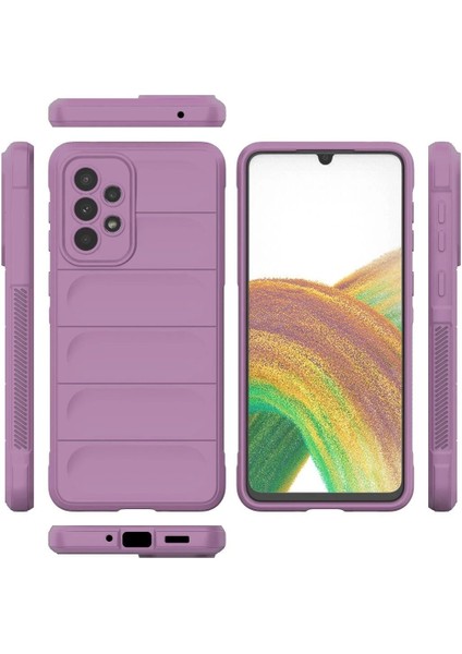 Samsung Galaxy A33 5g Kılıf Optimum Silikon - Mor - PZRCR3344-9343 modelleri
