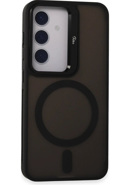 Samsung Galaxy S24 Flet Lens Magsafe Kapak - Siyah - PZRCR2008-3171