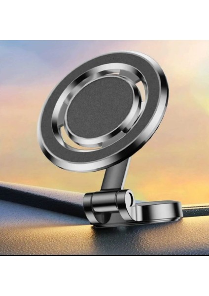 F32 Magsafe Metal Araç Tutucu Güçlü Mıknatıs Magsafe Kılıflara Birebir Uyum