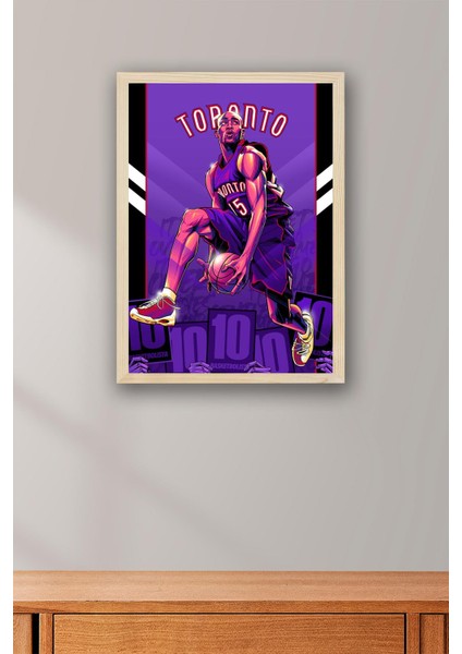 Vince Carter Çerçeveli Tablo - Toronto Raptors Nba Posteri Tablo fiyatları