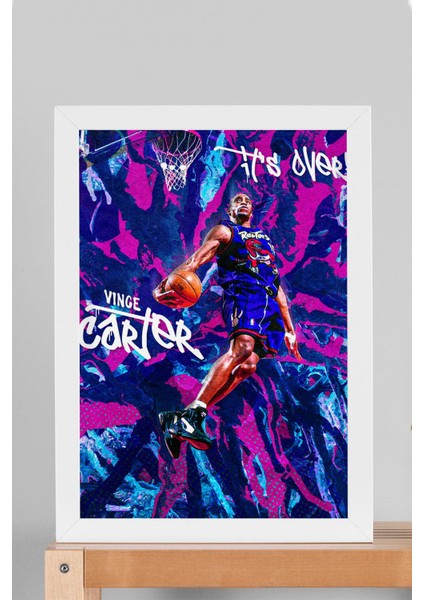 Vince Carter Çerçeveli Tablo - Basketbol Nba Posteri Tablo