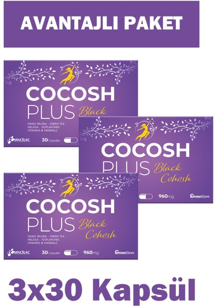 Cocosh Plus 30 Kapsül 3 Adet