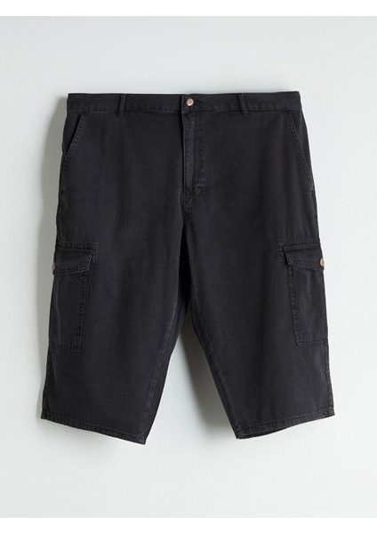 Yeni Sezon Buyuk Beden Standart Kalip Erkek Jean Sort - S5RR07Z8