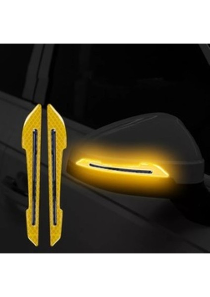 Araba Aynası Koruyucu Reflektörlü Şerit(paket içerisinde 2 ad.)