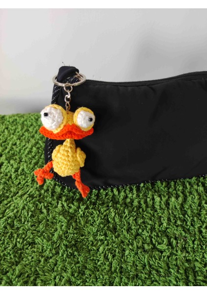 Sarı Ördek Anahtarlık Çanta Süsü Araç Süsü