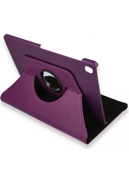 Lenovo M10 Fhd Plus X606F Kılıf 360 Tablet Deri Kılıf - Mürdüm - PZRCR7318-2362