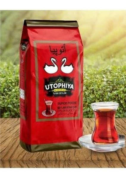 Utophıya Saf Seylan Çayı 400 gr (%100 Super Pekoe Seylan Siyah Çay)