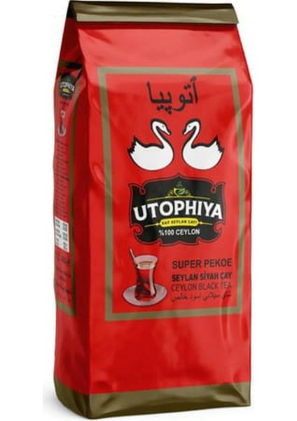 Utophıya Saf Seylan Çayı 400 gr (%100 Super Pekoe Seylan Siyah Çay)