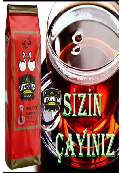 Utophıya Saf Seylan Çayı 400 gr (%100 Super Pekoe Seylan Siyah Çay)
