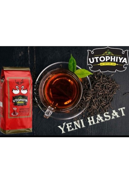 Utophıya Saf Seylan Çayı 400 gr (%100 Super Pekoe Seylan Siyah Çay)