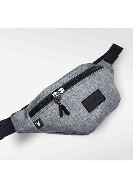 Unisex Gri Bel&göğüs Çantası Waistbag Hip Pack