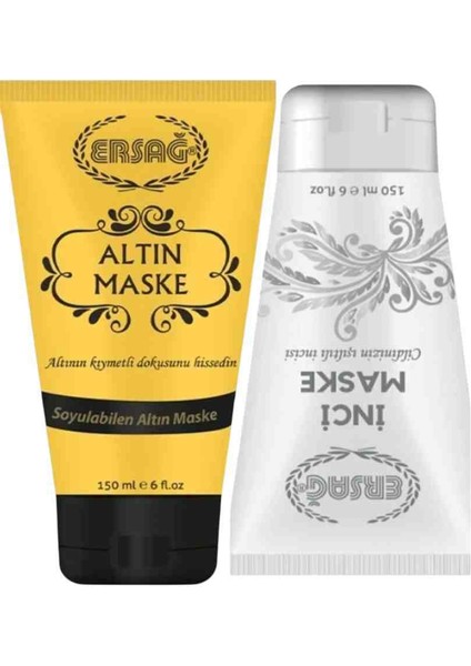 Altın Maske 150 ml + Inci Maske Özel Set