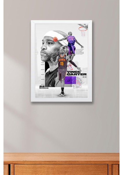 Vince Carter Çerçeveli Tablo - Basketbol Nba Posteri Tablo fiyatları