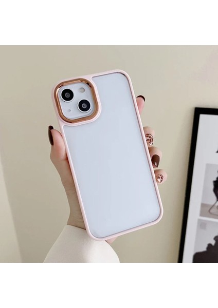 Vivo V23 Pro 5g Için Parlak Şefaf Renkli Kenarlıklı Şık Görünümlü Telefon Kılıfı Kapak
