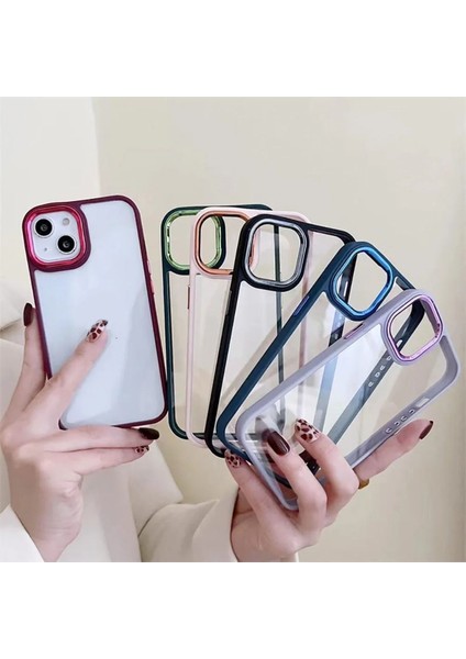 Vivo V23 Pro 5g Için Parlak Şefaf Renkli Kenarlıklı Şık Görünümlü Telefon Kılıfı Kapak fiyatları