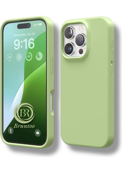 Apple Iphone 14 Pro Uyumlu Kılıf Yumuşak Silikon Içi Kadife Lansman Kapak .