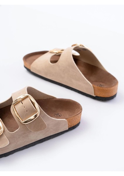 P-101 Bej Günlük Kadın Terlik indirimleri
