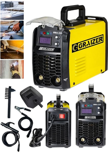 300 Amper Inverter MMA-500 Mega Stıck Kaynak Makinesi-Sarı fiyatları