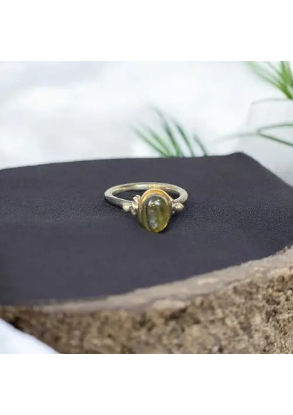 Labradorit Taşı Gümüş Yüzük modelleri