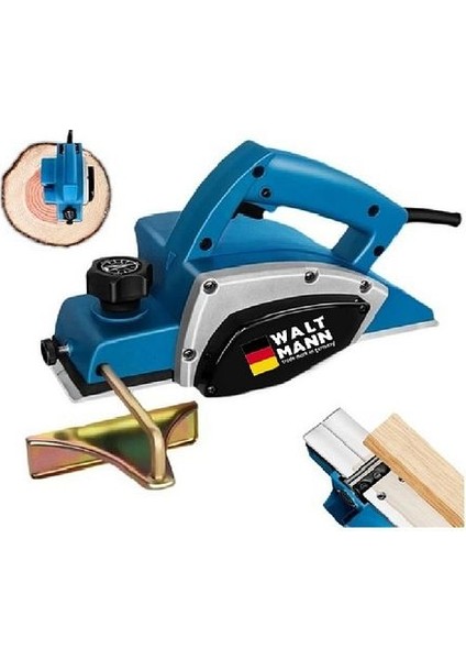 Germany Thecnology 3000 Watt Çift Bıçaklı Planya Makinası 16000 Rpm