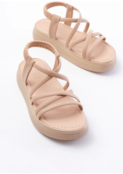 24413-841 Nut Dolgu Topuk Kadın Sandalet modelleri