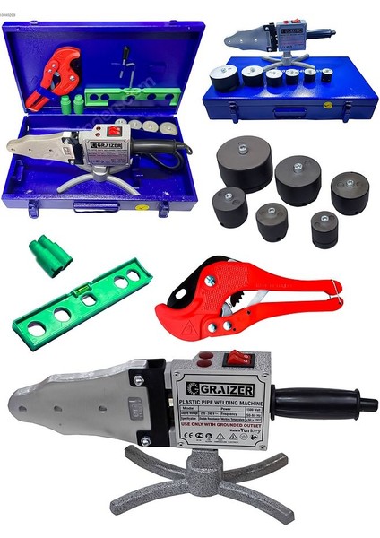 Powerforge Plastik Boru Kaynak Makinesi Full Set
