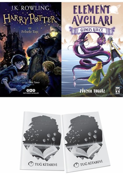 Harry Potter ve Felsefe Taşı ve Element Avcıları + Hediyeli