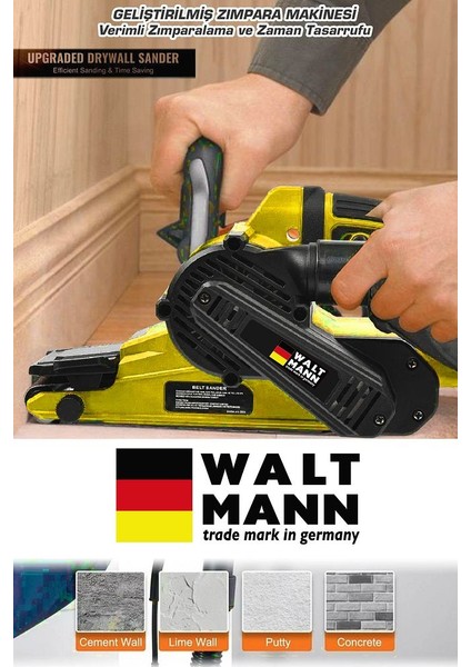 Germany 230V Elektrikli Vakumlu Tozsuz Cila Özellikli Tank Zımpara Makinesi Mavi Sarı fiyatları
