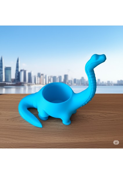 Almila 3D Baskı Dinozor Saksı – Sukulent ve Kaktüs Için Dekoratif Mini Saksı modelleri