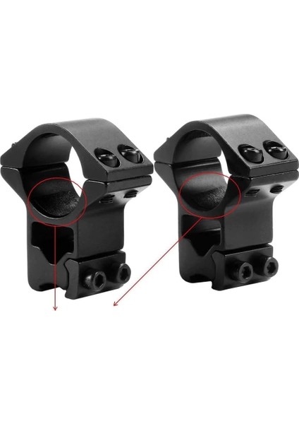 25.4mm Dürbün Için 11MM Yüksek Havalı / Av Ayağı fırsatları