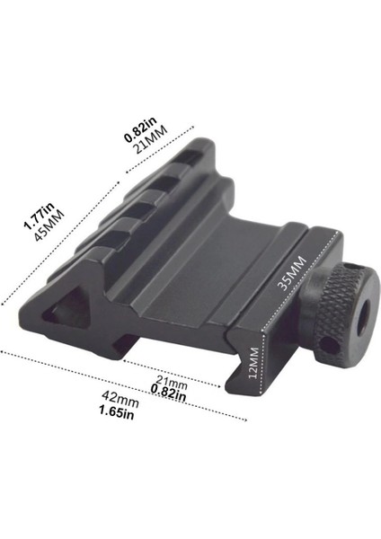 Taktik 45 Derece Açı Ofset Yan Adaptörü Rts 20MM Picatinny Ray fiyatları