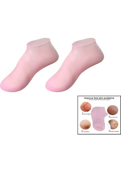 Silikon Çorap Nemlendirerek Doğal Sağlıklı Görünüm Sağlayıcı (5047)