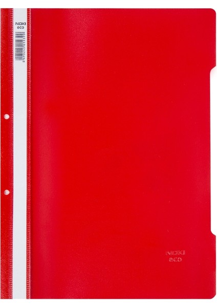 Eco Telli Dosya, Kırmızı, 50'li Paket, A4 Boyut, 2 Delikli Yapı