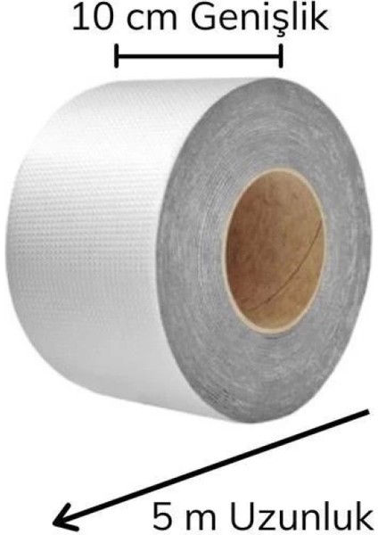 Yüksek Sıcaklık Dayanan Su Geçirmez Çatı Boru Duvar Çatlak Yapışkan Bant Folyo 5 mt x 10 cm fırsatları