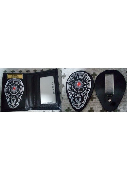 Vip Koruma Rozetli Cüzdanı,Kemer Rozeti,+1 Cüzdan Rozeti Al.Sivile Satılmaz.
