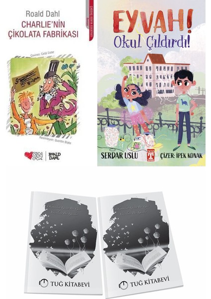 Charlie’nin Çikolata Fabrikası ve Eyvah Okul Çıldırdı + Hediyeli