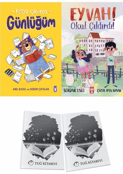 Kitap Okuma Günlüğüm ve Eyvah Okul Çıldırdı + Hediyeli
