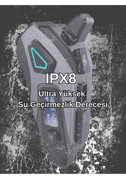 Kameralı Bluetooth Motosiklet Kask Interkomu Su Geçirmez Hd Kayıt 32 GB Sd Kart Hediyeli modelleri