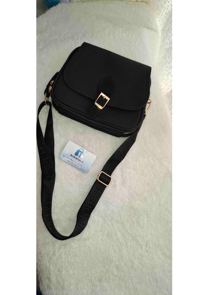 Siyah Çok Gözlü Askılı Çanta modelleri