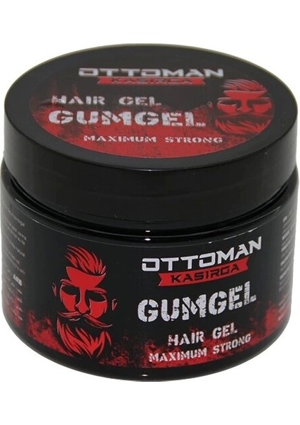Kasırga 350 ml Gumgel Siyah - Kırmızı Maxımum Strong Saç Jölesi