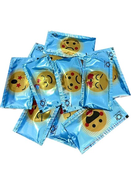 Tek Kullanımlık Islak Mendil 6X10 cm 1000 Adet ( Emoji Baskılı )