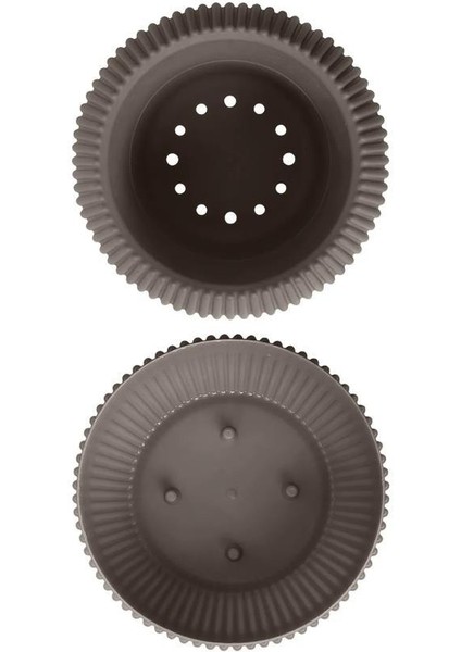 KRS-361 Plastik Mercan Kaktüs Saksı 0.15 Litre Kahverengi 6 Adet fırsatları