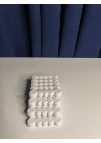 4'lü Petibör Bisküvi Şeklinde Bardak Altlığı
